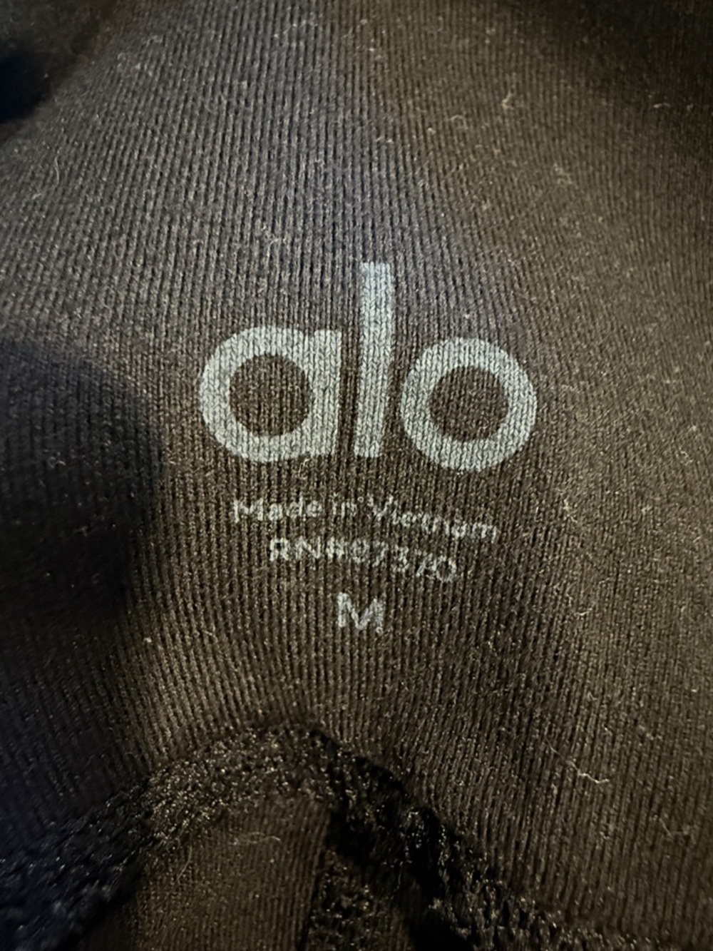 ALO Yoga Black Goddess Leggings Size Medium - Picture 7 of 7